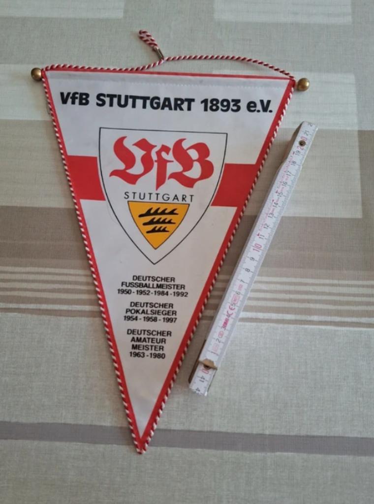 Wimpel VFB Stuttgart, Ophalen of Verzenden, Zo goed als nieuw