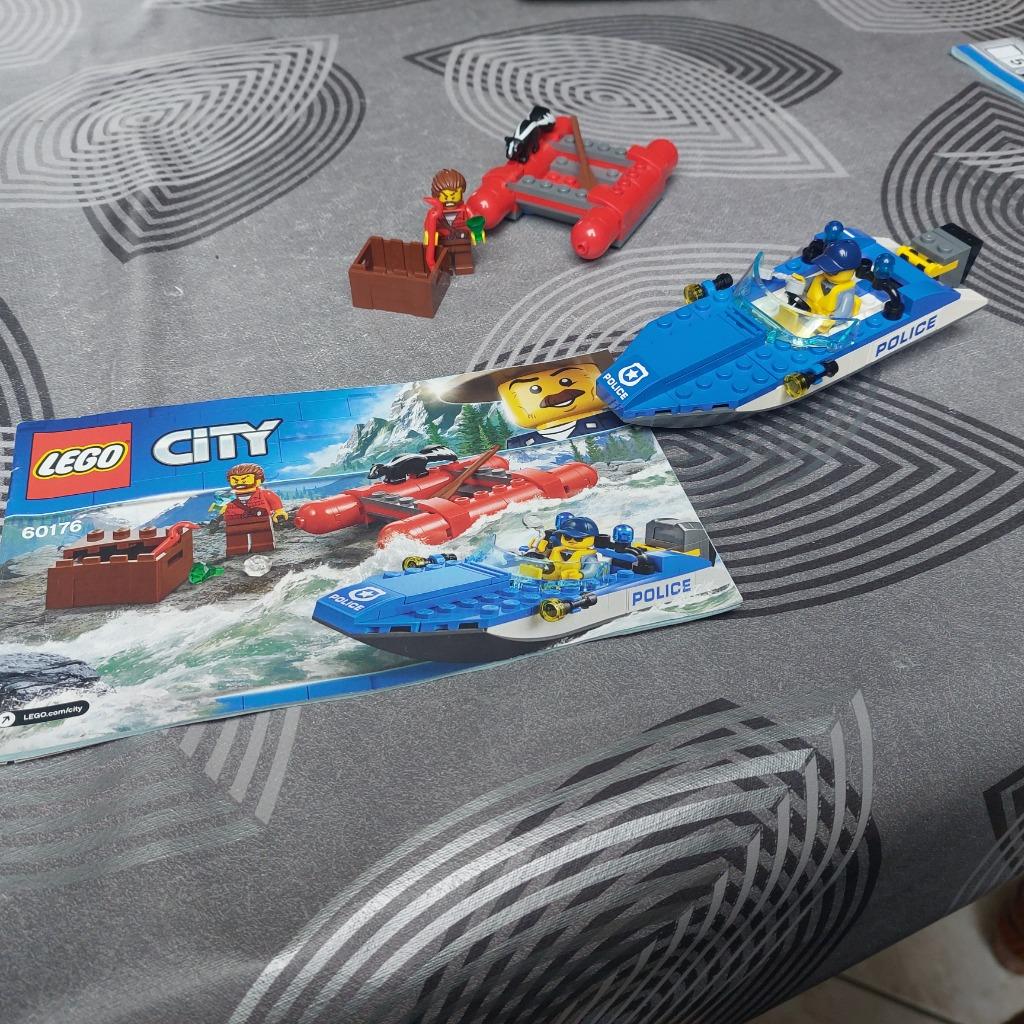 LEGO City Bergpolitie Wilde Rivierontsnapping - 60176, Ophalen of Verzenden, Zo goed als nieuw, Complete set, Lego