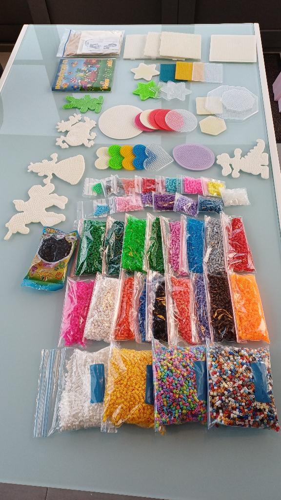 Strijkparels met met divers materiaal, Hobby en Vrije tijd, Ophalen of Verzenden, Zo goed als nieuw, Knutselwerk
