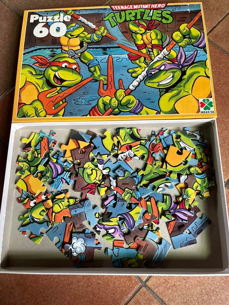 Turtles puzzel, Ophalen of Verzenden, Zo goed als nieuw