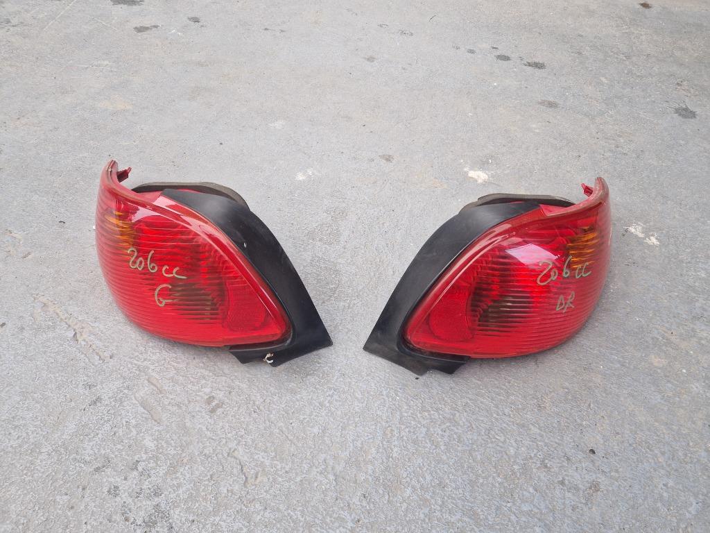 Feux arriere gauche droit PEUGEOT 206 CABRIOLET feu optique, Enlèvement ou Envoi, Peugeot