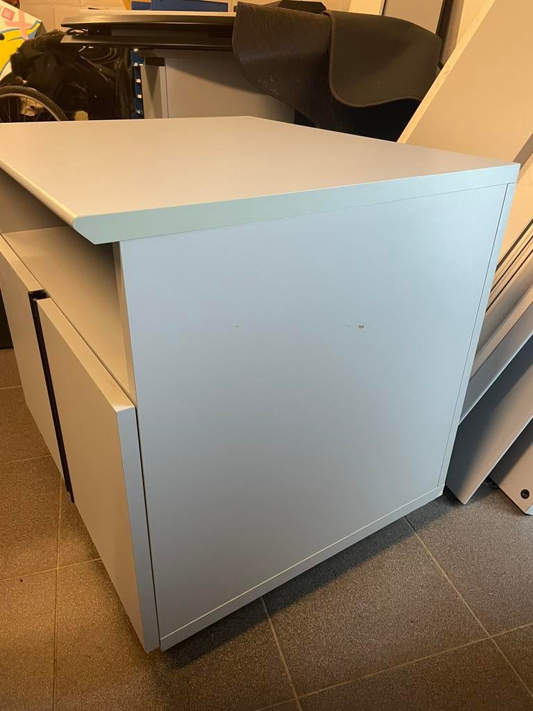 Kast voor printer op wielen, Ophalen, Gebruikt
