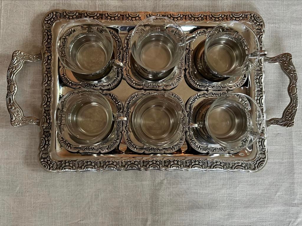 Service à thé, Maison & Meubles, Enlèvement ou Envoi, Comme neuf, Verre, Autres styles