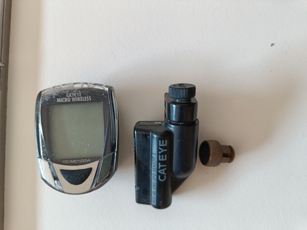 kilometerteller cateye micro wireless cc-mc100W, Fietsen en Brommers, Fietsaccessoires | Fietscomputers, Ophalen of Verzenden