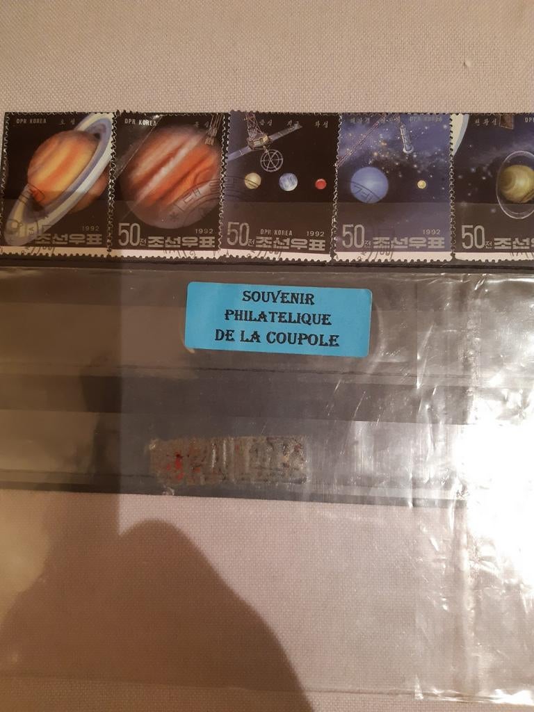 Timbres LA COUPOLE (1992), Envoi