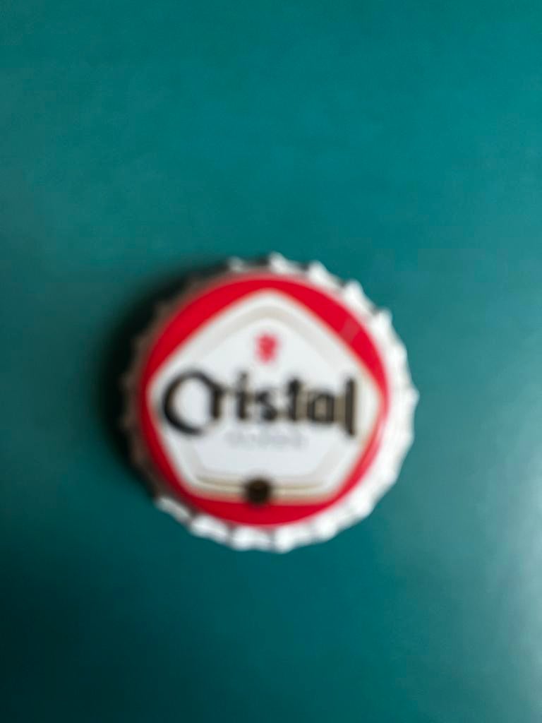 Kroonkurk Cristal Alken met een zwarte C in, Ophalen of Verzenden