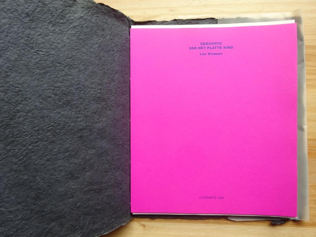 Leo Vroman, Geboorte van het platte kind, 1996, Enlèvement ou Envoi