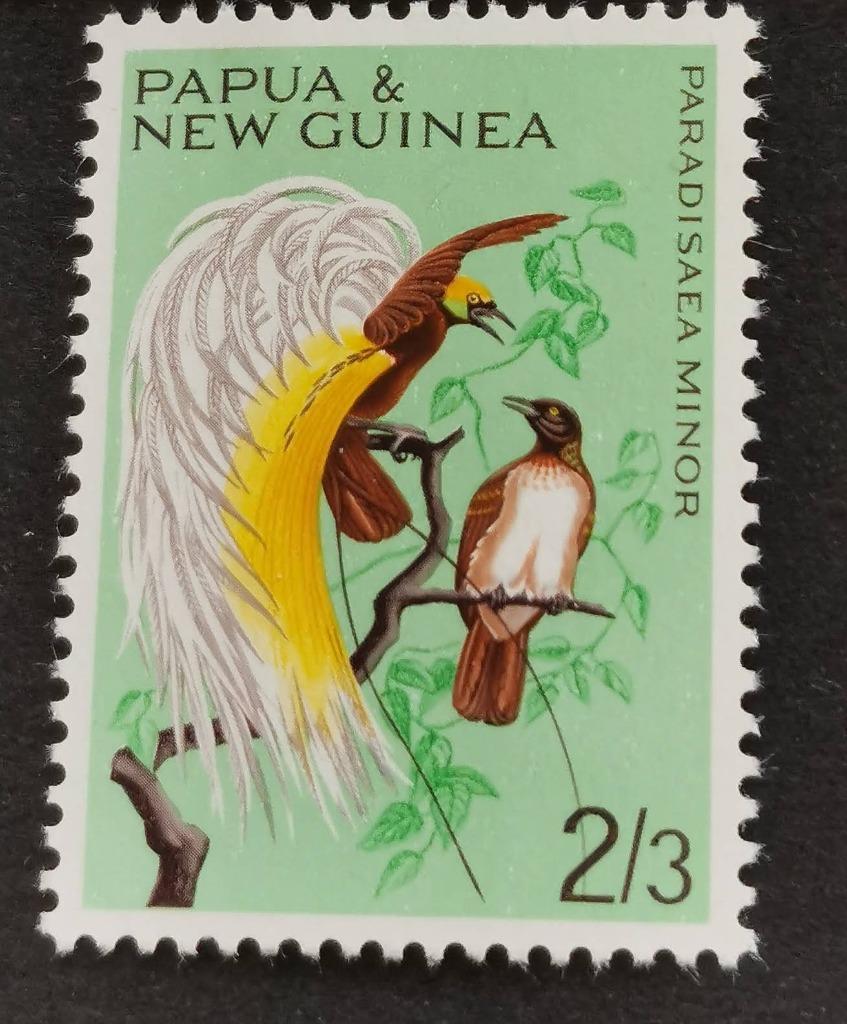 Papoea-Nieuw-Guinea 1964 - vogels - paradijsvogel *, Ophalen of Verzenden, Postfris