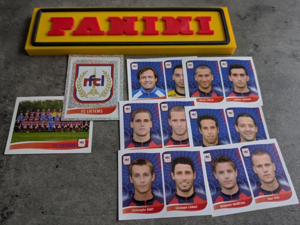 Panini football 2009 voetbal 8x FC LUIK rfcl stickers 2009, Hobby en Vrije tijd, Stickers en Plaatjes, Nieuw, Verzenden