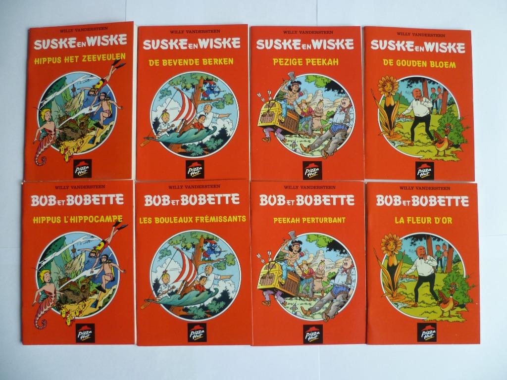 SUSKE EN WISKE COMPLETE SET"PIZZAHUT"8X MINI BOEKJES 2003, Neuf, Enlèvement ou Envoi, Willy Vandersteen, Série complète ou Série