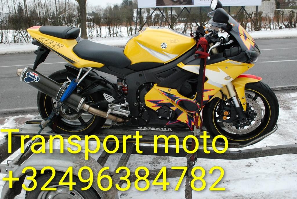 Transport motos tout modèles., Enlèvement
