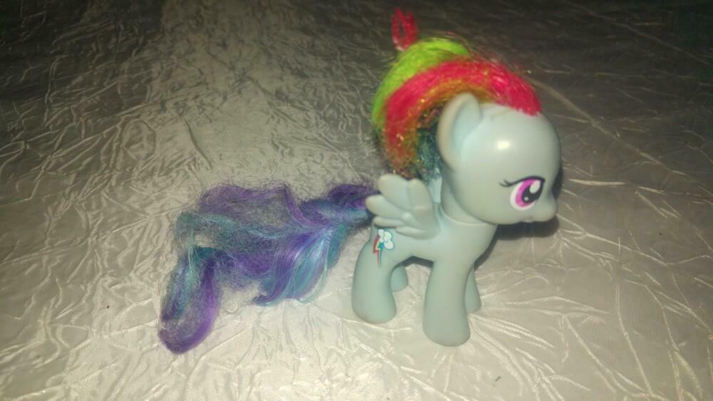 Figurine my little pony gris, Ophalen of Verzenden, Gebruikt