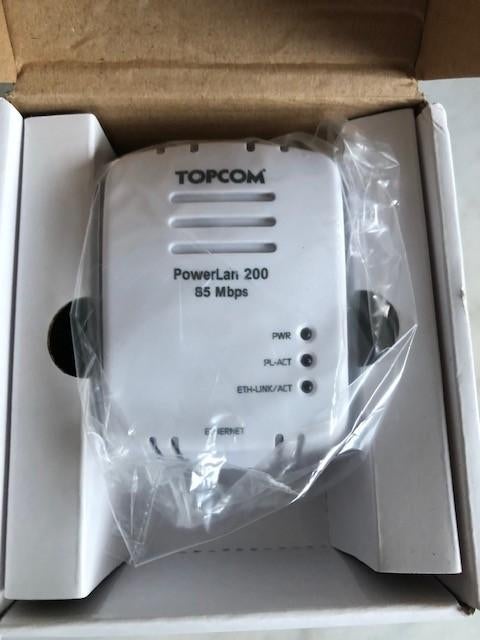 Topcom Powerlan 200 , 85 Mbps, Informatique & Logiciels, Enlèvement ou Envoi, Neuf