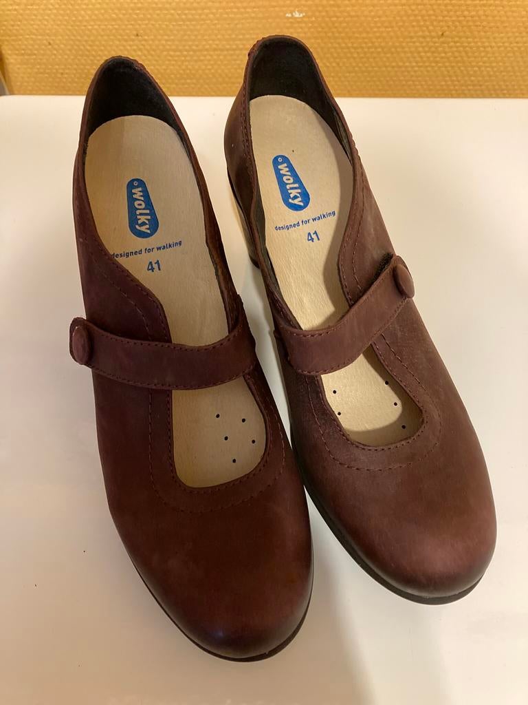 Damesschoenen met hak, in aubergine kleur, Kleding | Dames, Schoenen, Overige kleuren, Nieuw, Ophalen of Verzenden, Wolky