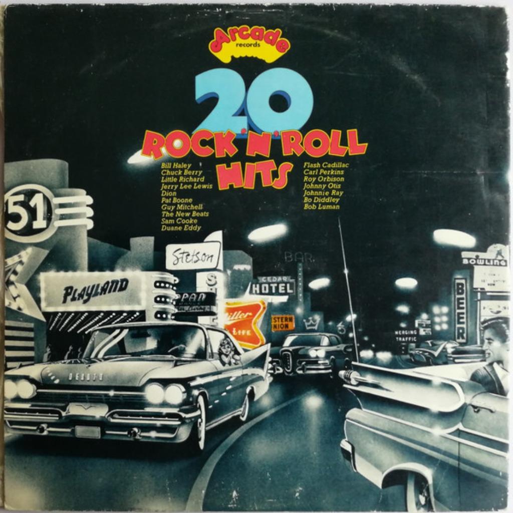 20 Rock 'N' Roll Hits - LP = Comme neuf, Enlèvement ou Envoi, Comme neuf, 12 pouces, Rock and Roll