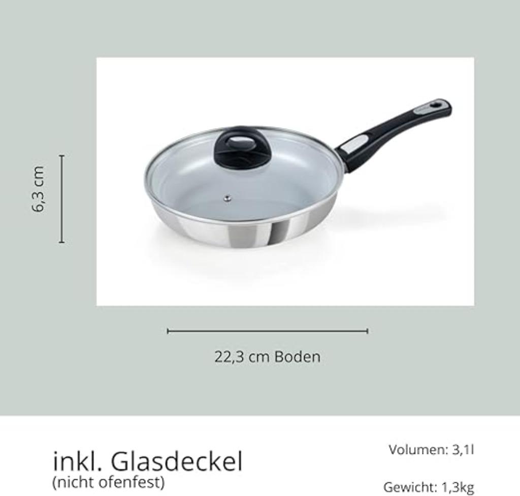 braadpan 28 cm diameter nieuw, Ophalen of Verzenden, Nieuw, Aluminium