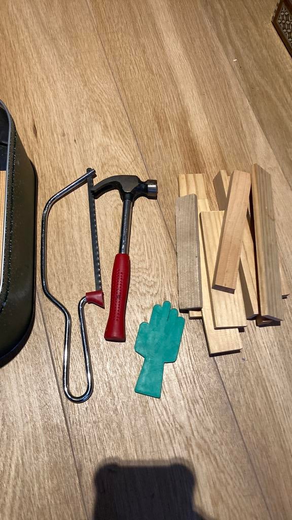 Set jeu enfant bois ébéniste, Enlèvement ou Envoi, Comme neuf