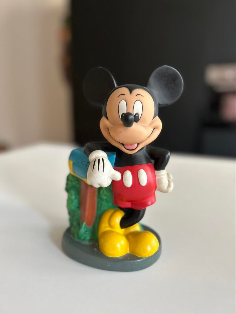 Disney spaarpot Mickey Mouse, Enlèvement ou Envoi, Utilisé, Synthétique, Figurine de Bande dessinée ou de Dessin animé