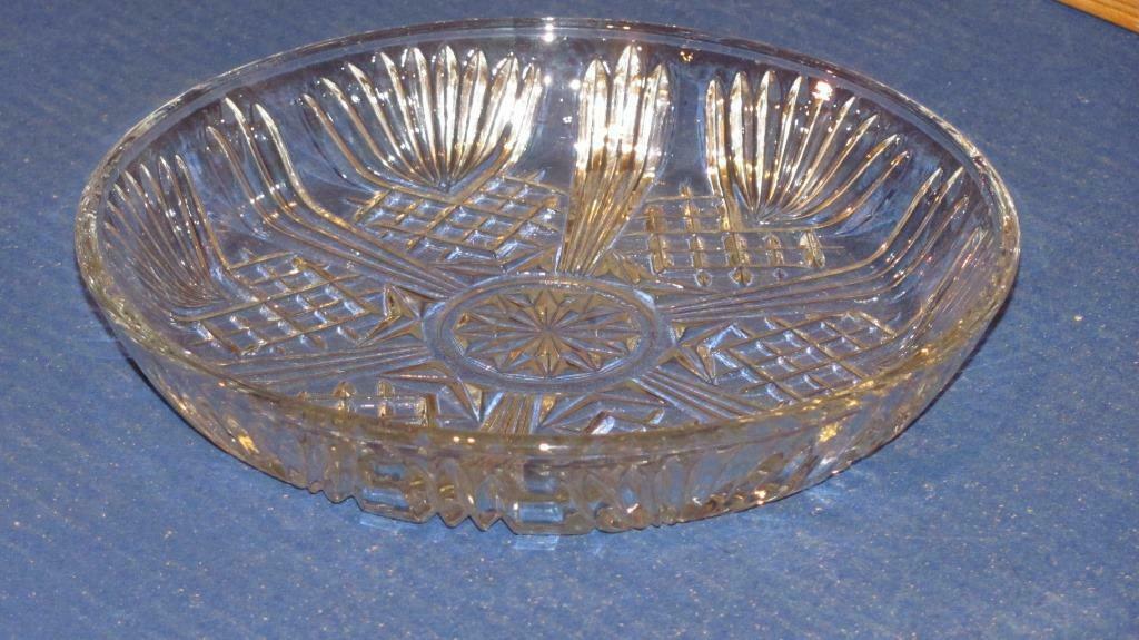 Kleine kristallen koekjesschaal, Ophalen, Overige materialen, Gebruikt, Schaal of Schalen