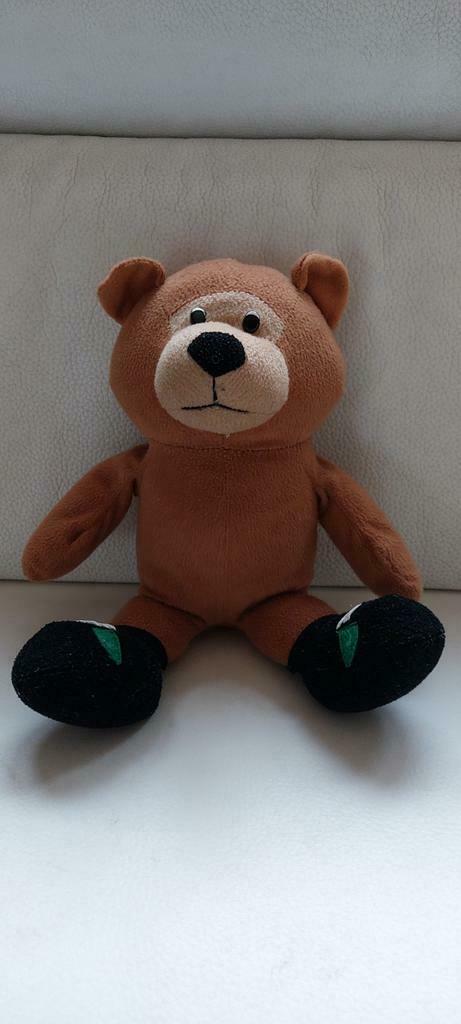 KNUFFEL BRUINE BEER MET SCHOENTJES, Verzamelen, Ophalen of Verzenden, Zo goed als nieuw, Knuffel