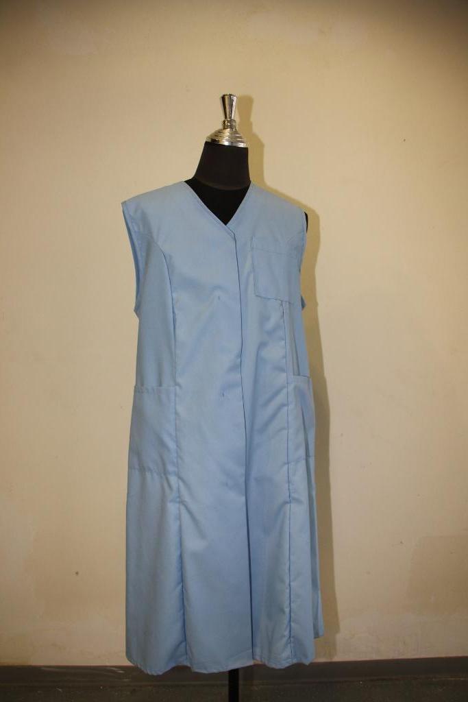 mouwloze schort sager  lichtblauw  mt 46, Blauw, Maat 46/48 (XL) of groter, Nieuw, Ophalen of Verzenden