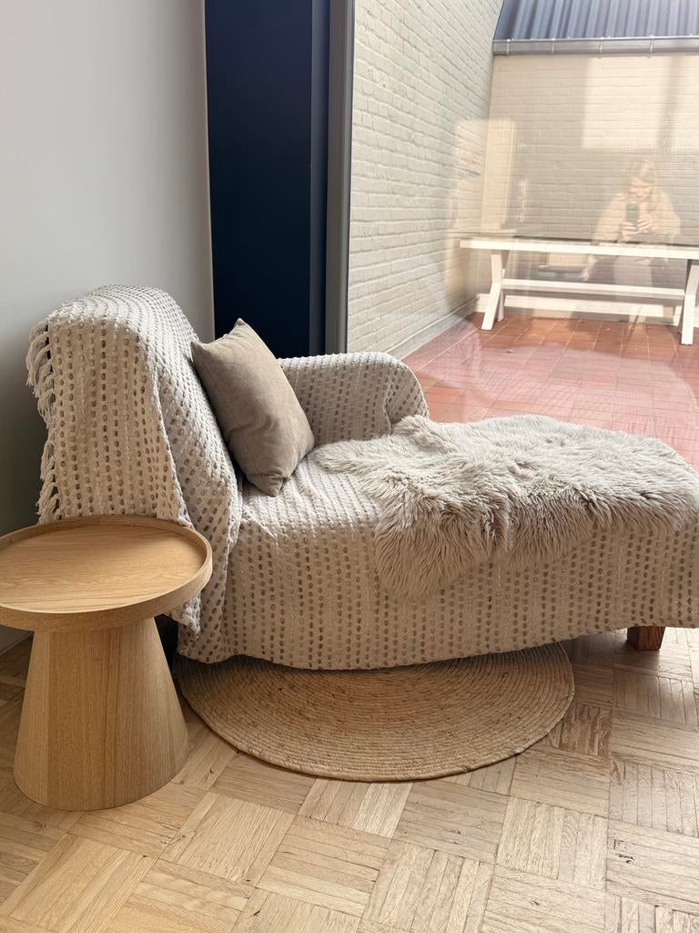 Chaise longue, Ophalen, Gebruikt, Eenpersoons, Minder dan 75 cm