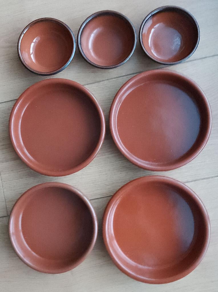 7 plats de cuisson céramique, Enlèvement ou Envoi, Comme neuf, Autres matériaux, Autres types