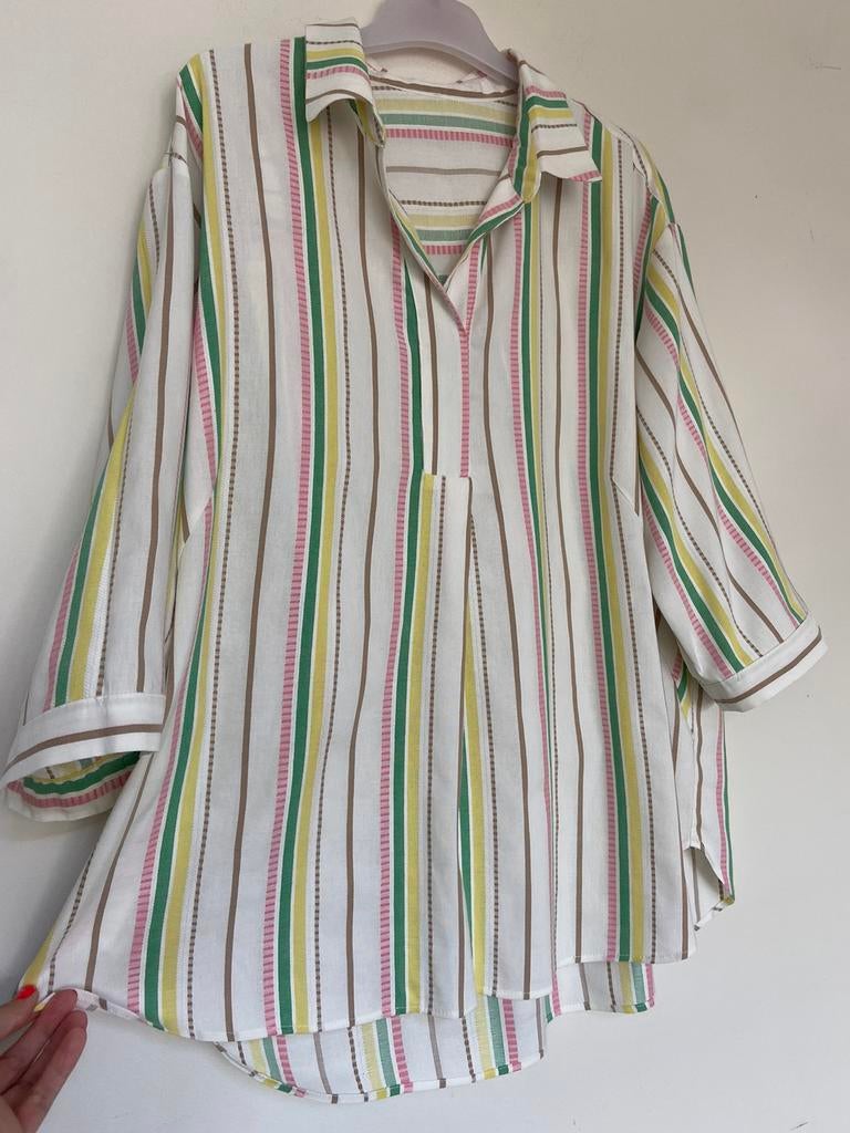 Mayerline blouse 46 of 48, Kleding | Dames, Blouses en Tunieken, Maat 46/48 (XL) of groter, Wit, Ophalen