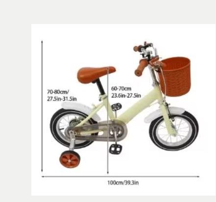 Vélo pour enfants de 12 pouces avec roues d'entraînement, Enlèvement ou Envoi, Neuf, Moins de 16 pouces, Stabilisateurs