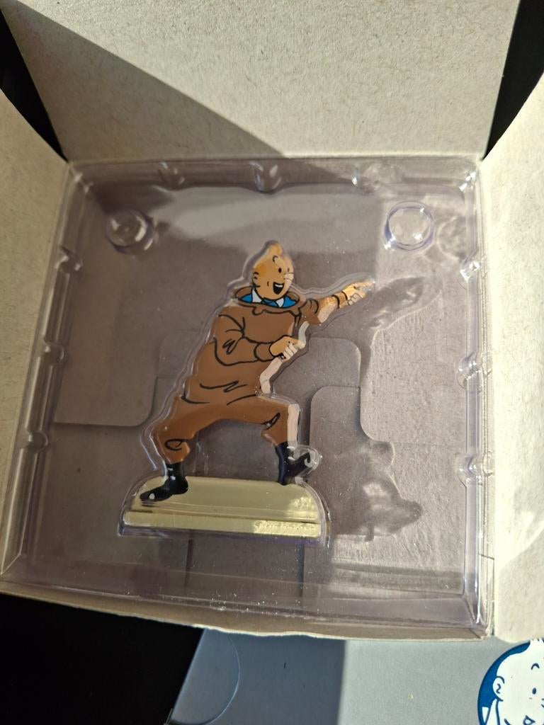 Figurines Tintin métalique 2D dans leur emballage d'origine, Enlèvement, Neuf