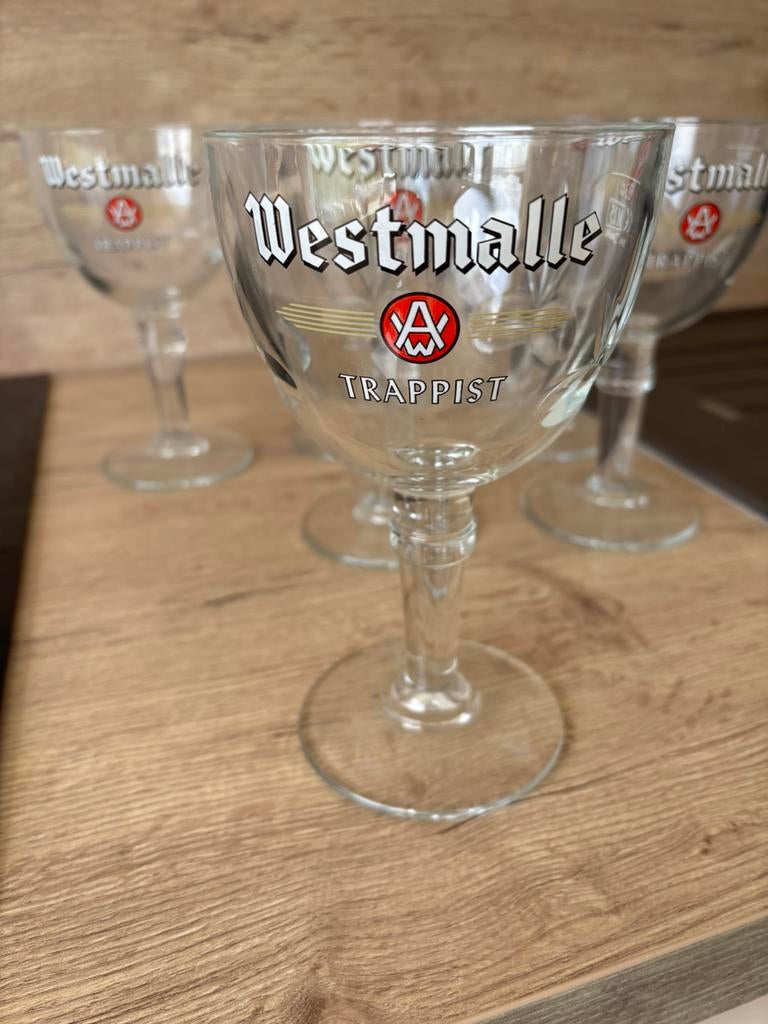 Westmalle trappist glazen 6x33cl, Verzamelen, Ophalen