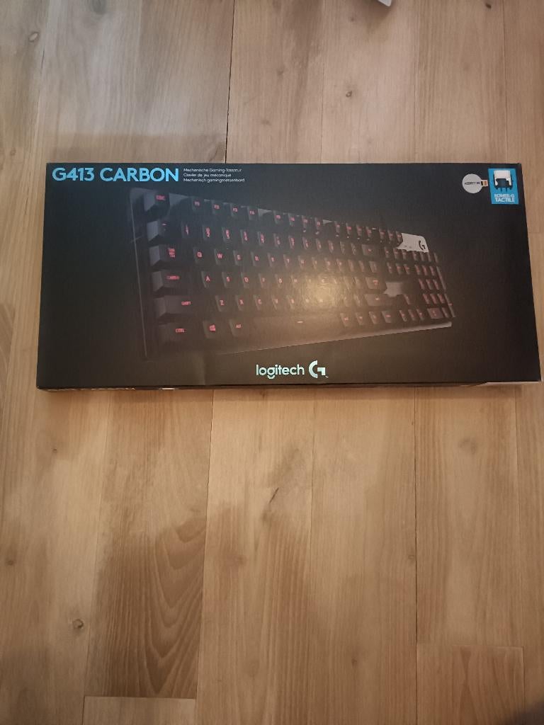 Logitech g413 carbon keyboard azerty, Enlèvement ou Envoi, Logitech, Azerty, Utilisé