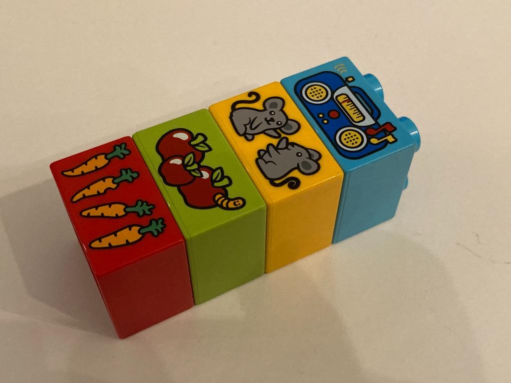 Set blokken met hoeveelheid 1 t/m 4 - Lego Duplo, Ophalen of Verzenden, Gebruikt, Losse stenen, Duplo