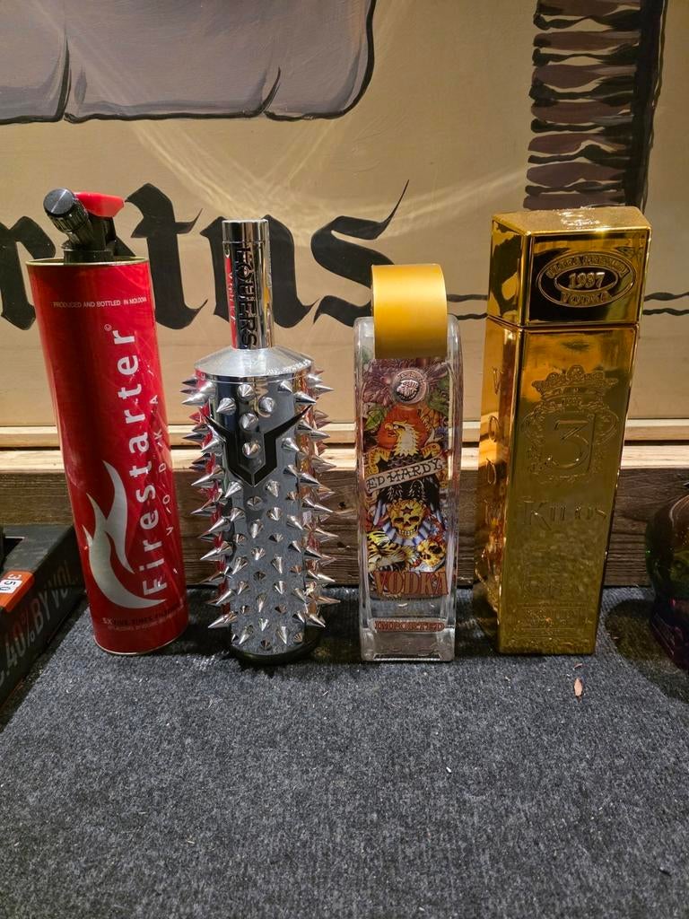 Vodka verzameling, Crystal Head, Louers, Firestarter, enz., Verzamelen, Ophalen, Nieuw, Overige typen, Vol