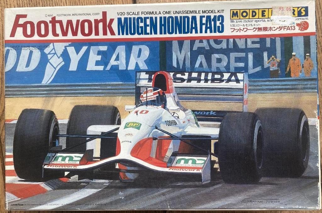 FOOTWORK MUGEN HONDA FA13 Echelle 1:20, Hobby & Loisirs créatifs, Modélisme | Voitures & Véhicules, Neuf, Voiture, Plus grand que 1:32