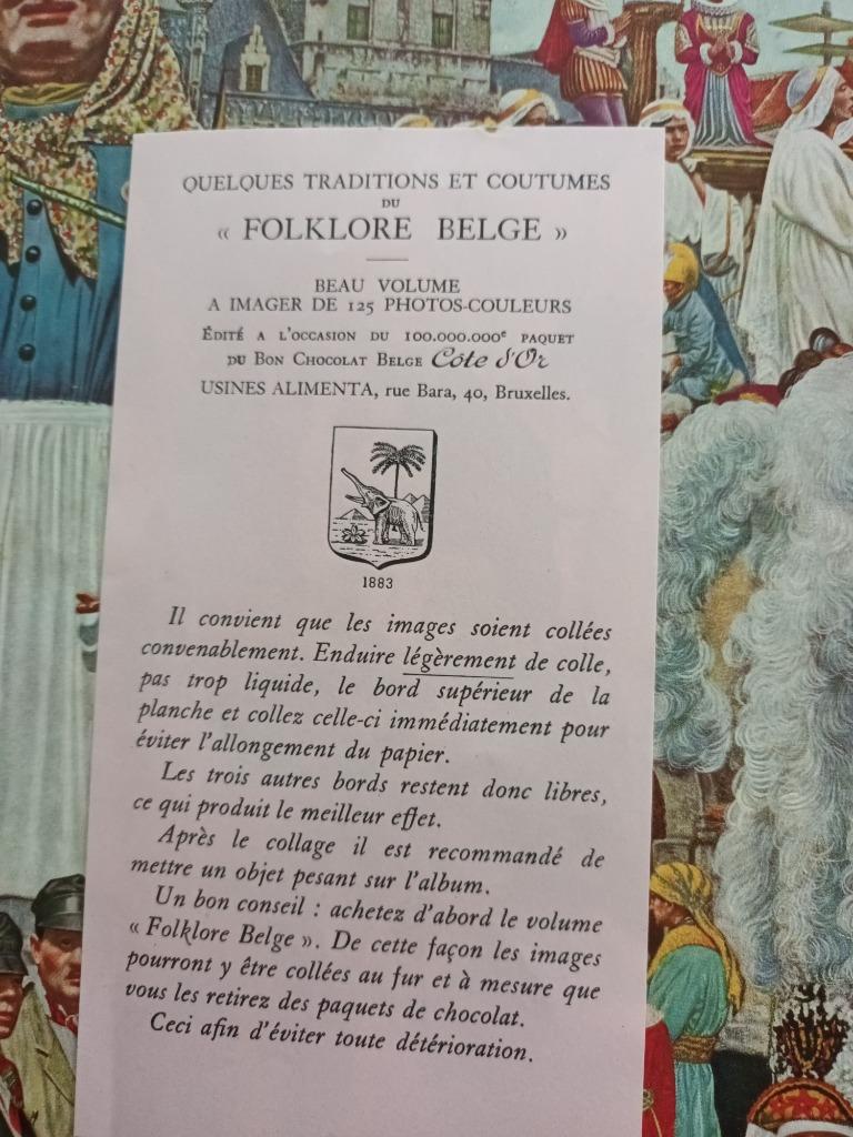 Cote d'or : Folklore Belge 1 ere part, Ophalen of Verzenden, Gelezen, Henri Liebrecht, Plaatjesalbum
