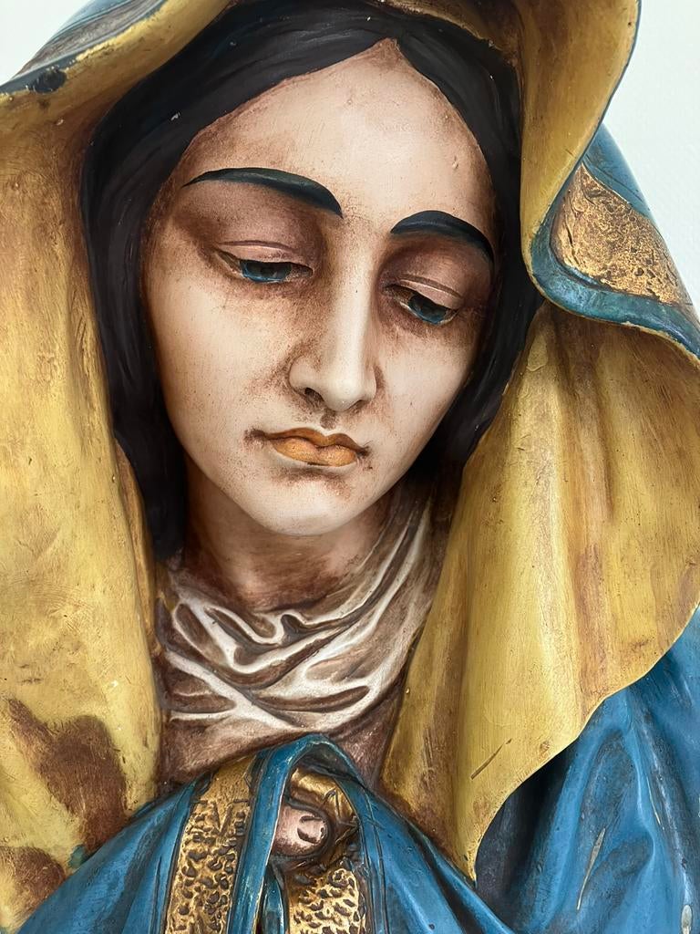 Grote antieke buste Madonna., Antiek en Kunst, Ophalen