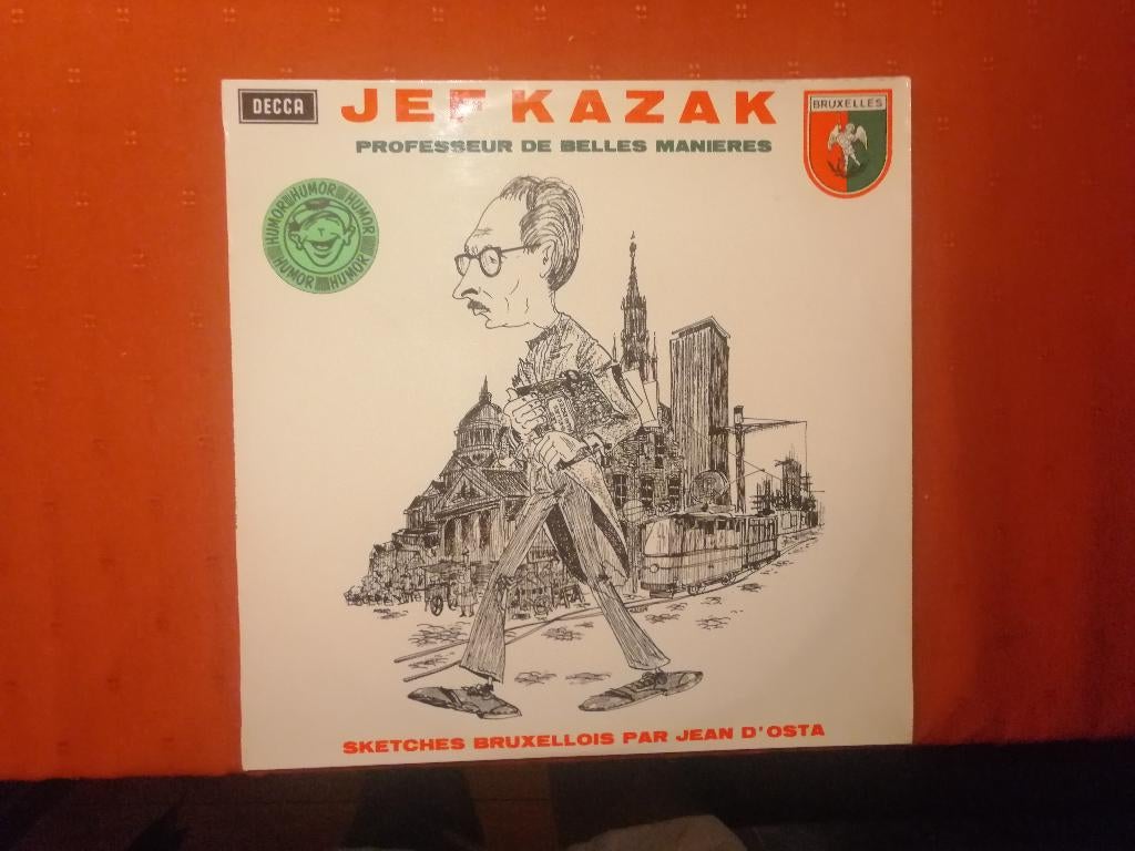 Lp 33t jef kazak – professeur de belles manieres 1973, CD & DVD, Vinyles | Compilations, Enlèvement ou Envoi, Utilisé