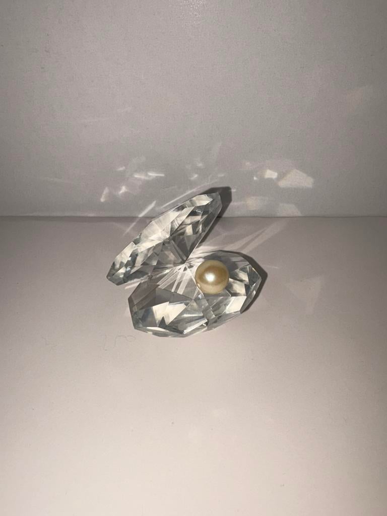 huître en cristal Swarovski avec une perle., Enlèvement, Comme neuf