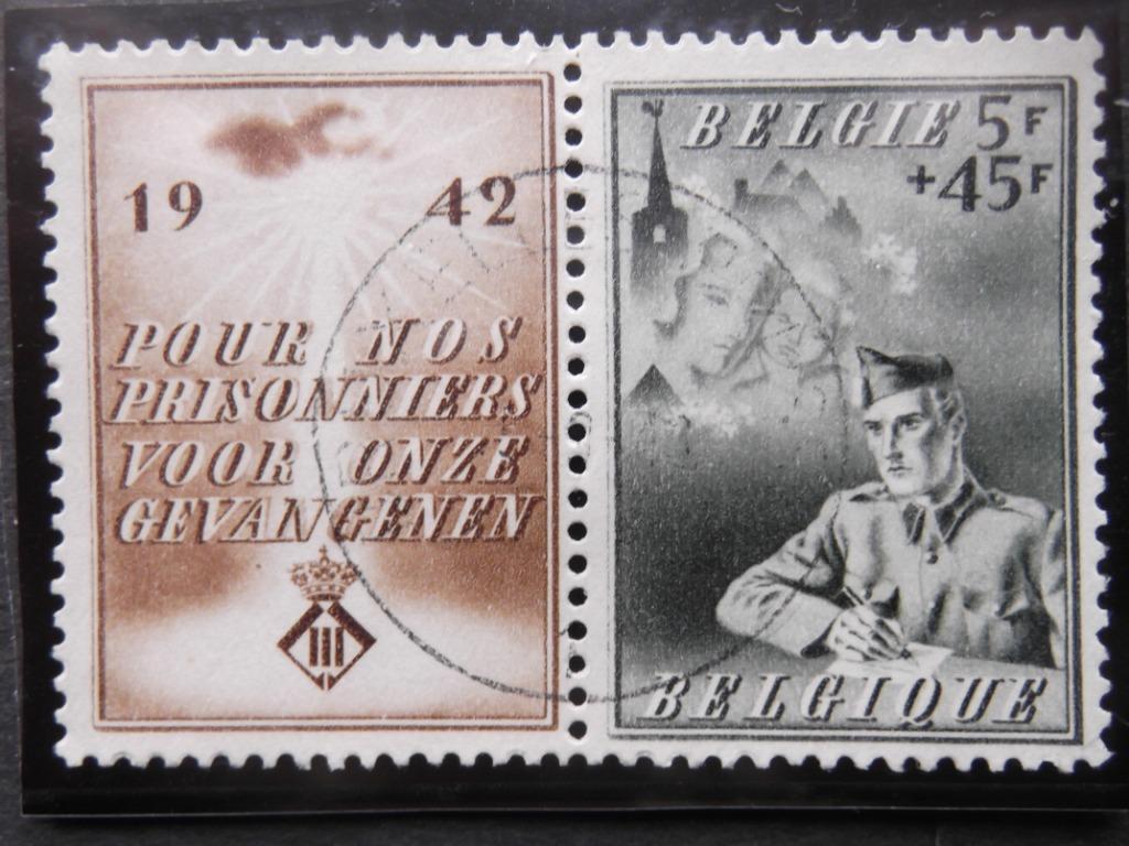 602 Krijgsgevangenen - Prisonniers de guerre Obl, Enlèvement ou Envoi, Affranchi