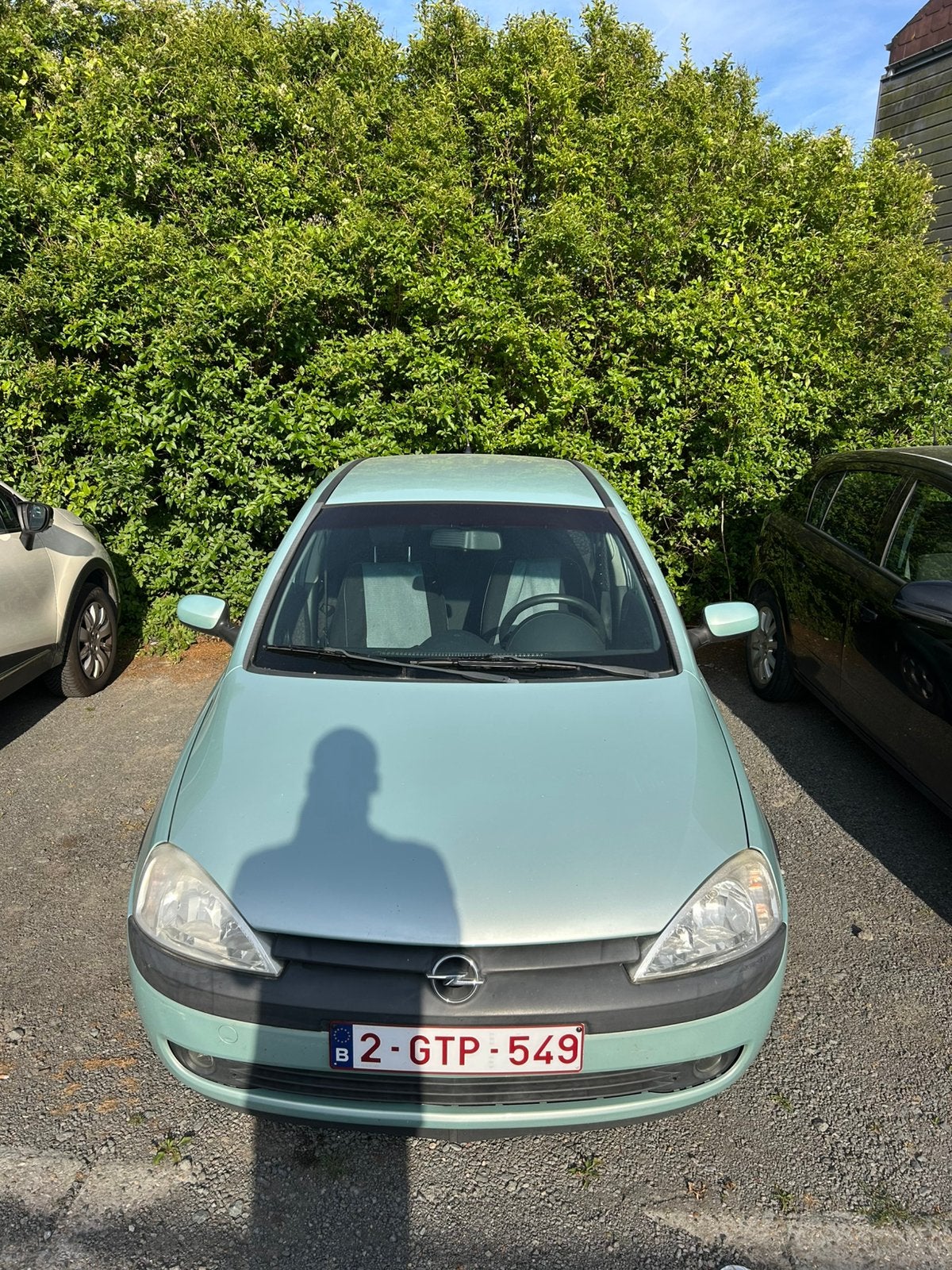 Opel Corsa, Stof, Zwart, Blauw, 5 deurs