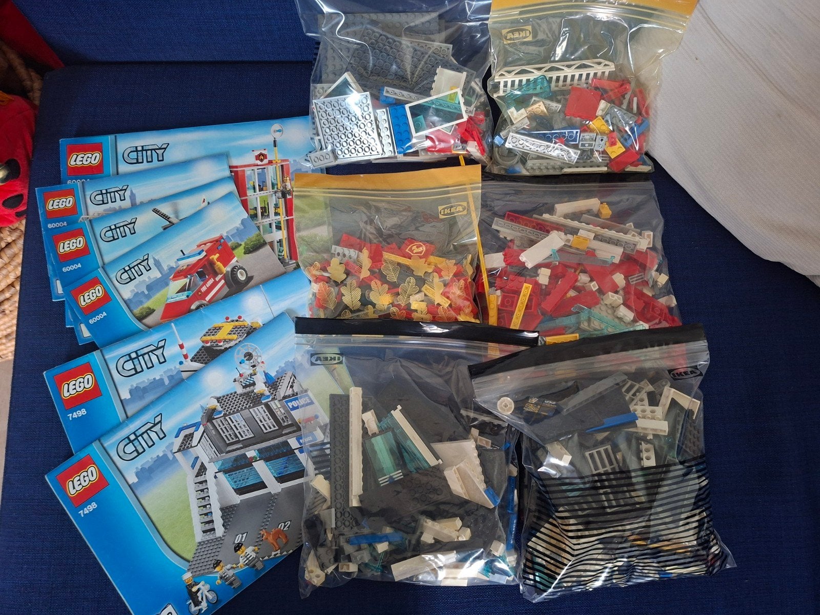 LEGO 7498 Politiebureau + set 60004 Brandweerkazerne, Kinderen en Baby's, Speelgoed | Duplo en Lego, Lego, Ophalen of Verzenden