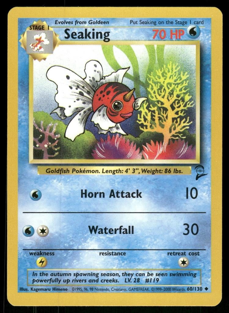 Seaking 60/130 - Base Set 2 (NM), Verzenden, Gebruikt