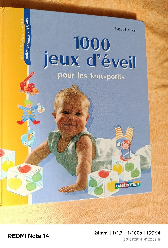 1000 jeux d'éveil pour les tout-petits., Ophalen of Verzenden, Sylvia Horak, 0 tot 6 maanden, Zo goed als nieuw