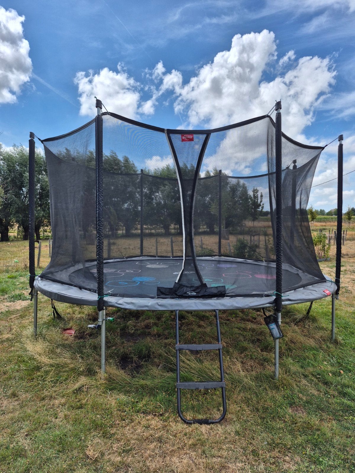 Trampoline Berg 430 cm favorit regular levens grijs, Ophalen