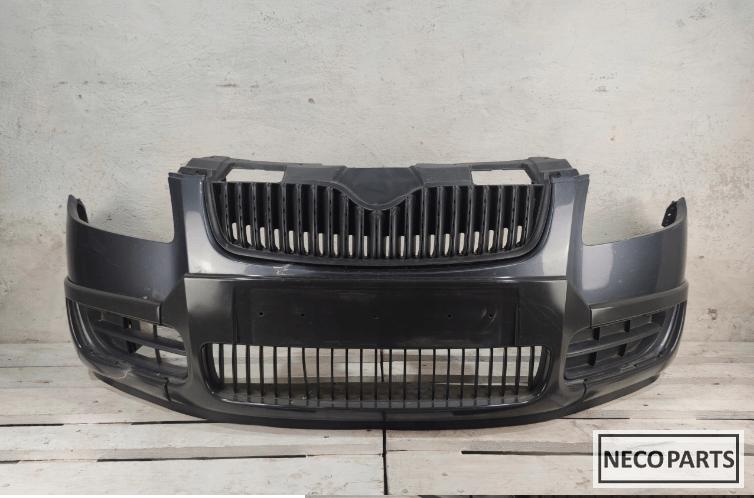 SKODA FABIA II SCOUT 07-10 BUMPER ORGINEEL 5J0 807 221, Enlèvement ou Envoi, Utilisé, Skoda
