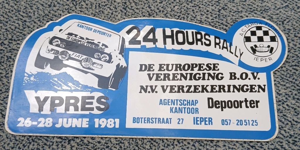 Rally ieper, Verzamelen, Verzenden