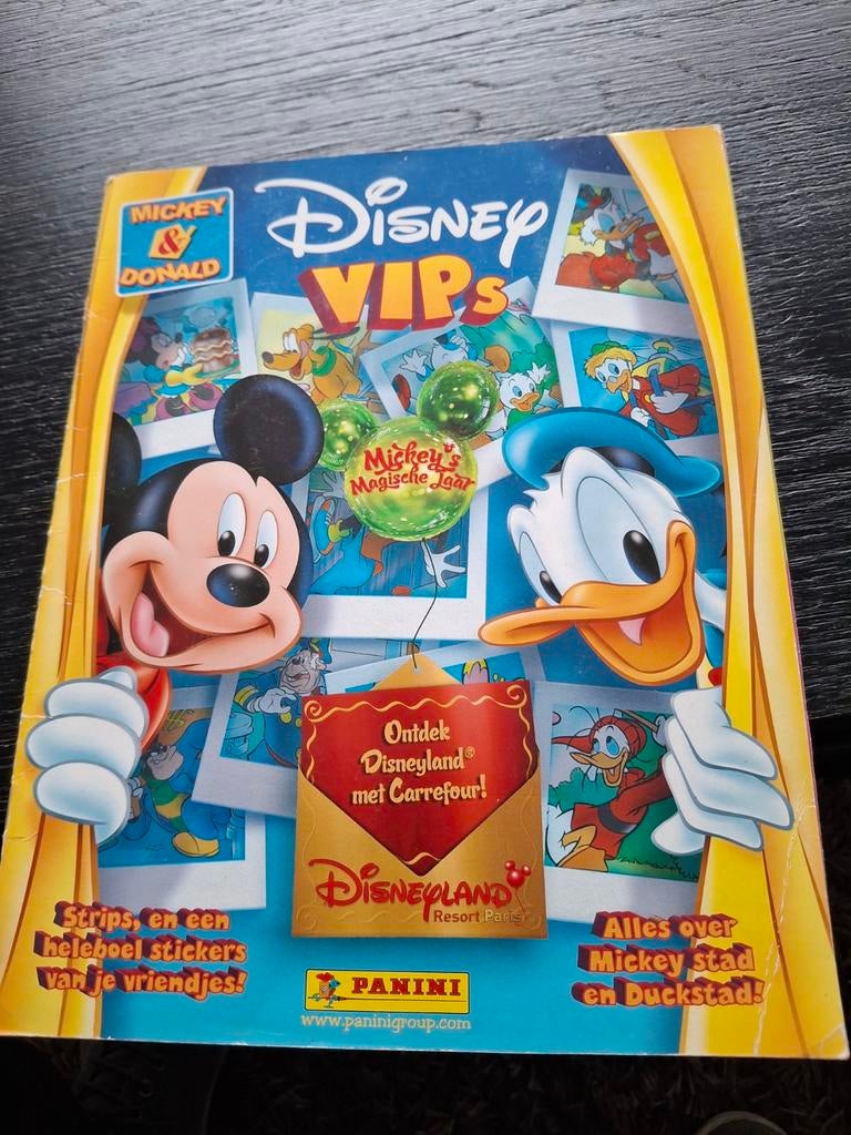 Carnet d'autocollants Panini Disney Vips complet et en très, Enlèvement ou Envoi