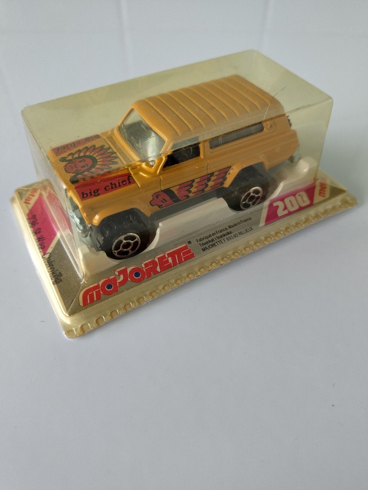 Vintage Majorette 4X4 Cherokee AFHALING LEES BESCHRIJVING, Ophalen, Nieuw, Auto, Majorette