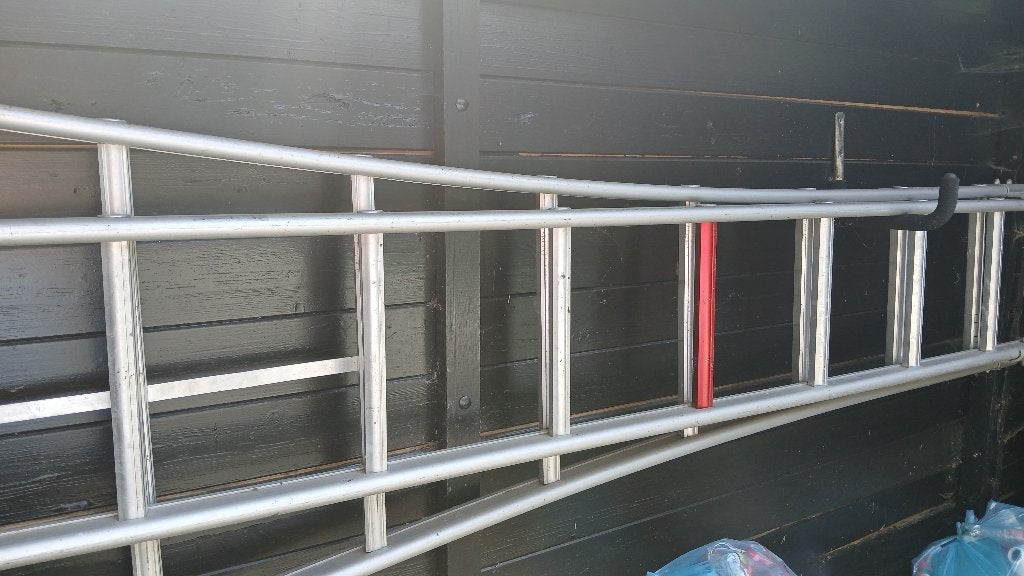 Ladder, Doe-het-zelf en Bouw, Ladders en Trappen, Ophalen, Gebruikt, Ladder, Opvouwbaar of Inschuifbaar